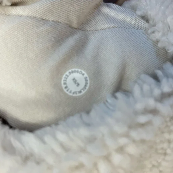Lululemon Scuba Fleece Hoodie XS/S Bone Sherpa - Picture 4 of 5